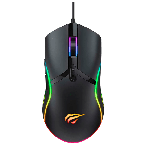 Mouse Havit MS1026 Black Cu fir / 6400 dpi photo 1