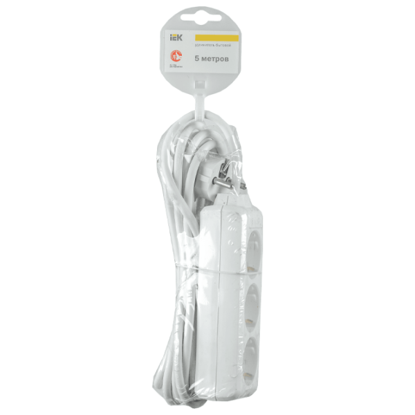 Prelungitor IEK WYP10-16-03-05-Z-N 5 m White  photo 2