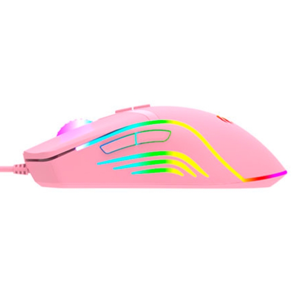 Mouse Havit MS1026 Pink Cu fir / 6400 dpi photo 5