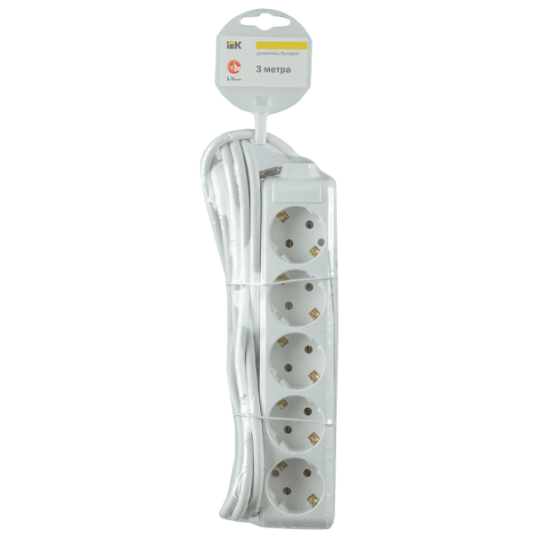 Prelungitor IEK WYP10-16-05-03-Z-N 3 m White  photo 2