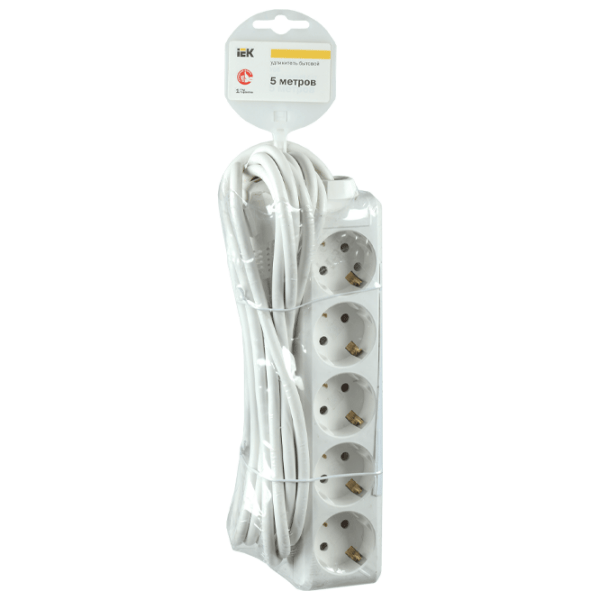 Prelungitor IEK WYP10-16-05-05-Z-N 5 m White  photo 2
