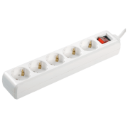 Удлинитель IEK WYP10-16-05-05-ZK-N 5 м Белый 
