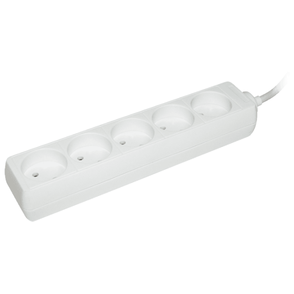Удлинитель IEK WYP10-06-05-03-N 3 м Белый  photo 1