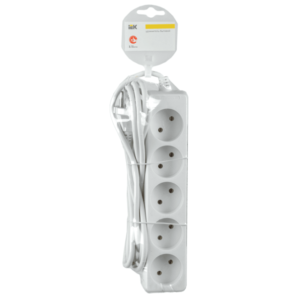 Prelungitor IEK WYP10-06-05-05-N 5 m White  photo 2