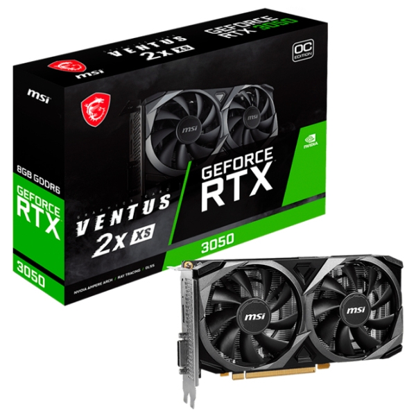 Видеокарта MSI GeForce RTX 3050 VENTUS 2X XS OC 8 ГБ  photo 5