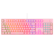 Tastatură Havit KB871L Pink Gaming, Cu fir