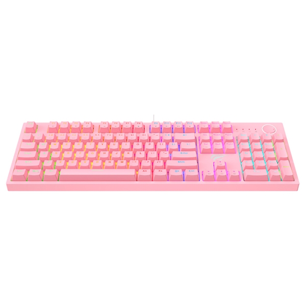 Tastatură Havit KB871L Pink Gaming, Cu fir photo 2