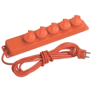 Prelungitor IEK WYP10-16-05-05-44-N 5 m Red 