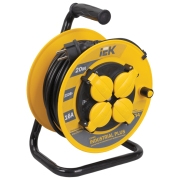 Prelungitor pe tambur IEK WKP15-16-04-20 20 m Yellow 