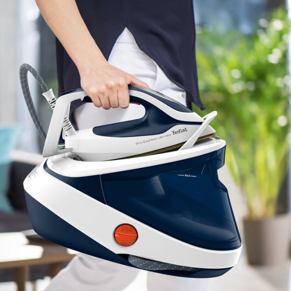 Fier de călcat Tefal GV9712 Blue 3000 W, 160 g/ min, 1.2 l, Ceramică photo 6