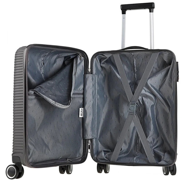 Чемодан CCS 5224 Set Antracite 105л   photo 6
