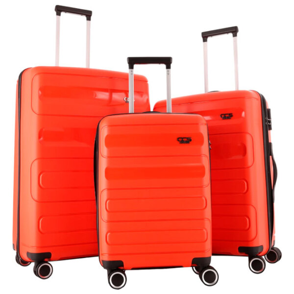 Чемодан CCS 5225 Set Оранжевый 105л   photo 1