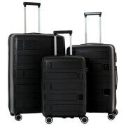 Valiză CCS 5236 Set Black 105l  