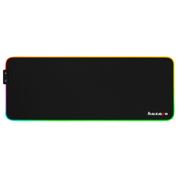 Коврик для мышки Huzaro 1.0 XL RGB Разноцветный Черный 800 x 300 x 4 мм photo 1