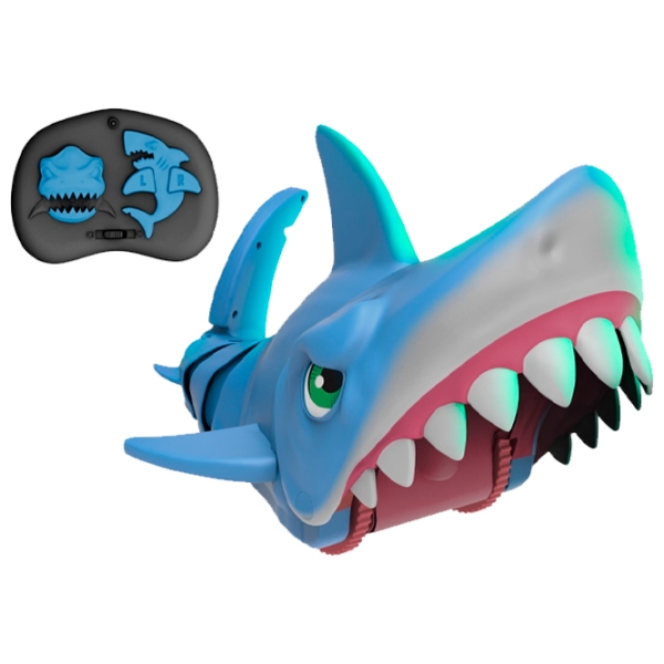Радиоуправляемая игрушка Mega Chomp Shark 18493S Синий для мальчиков, 4+ photo 1