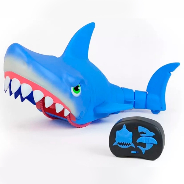 Радиоуправляемая игрушка Mega Chomp Shark 18493S Синий для мальчиков, 4+ photo 2