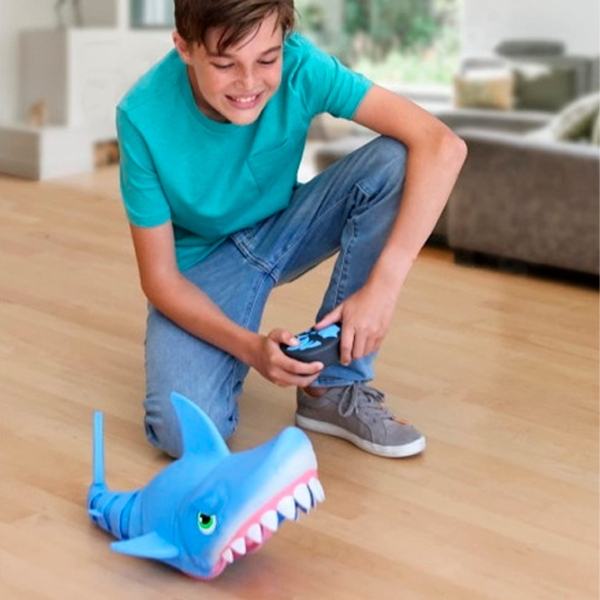 Радиоуправляемая игрушка Mega Chomp Shark 18493S Синий для мальчиков, 4+ photo 4