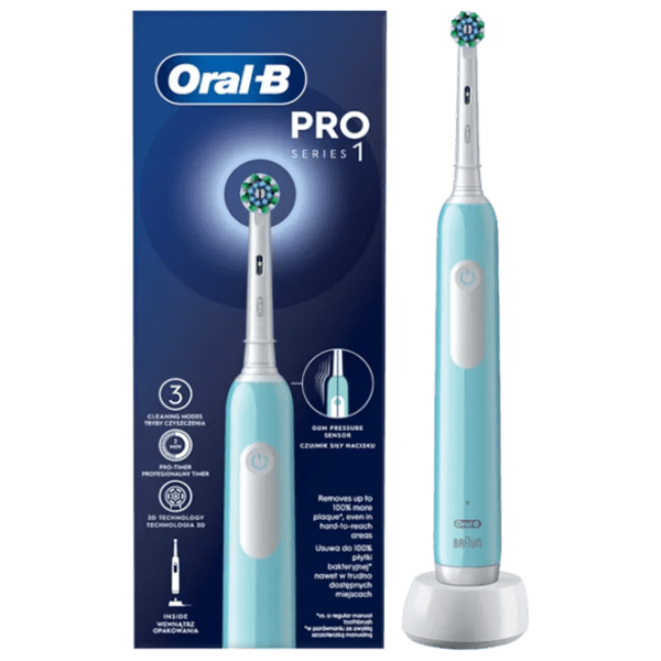 Зубная электрощетка Braun PRO Series 1 Cross Action Синий  photo 4