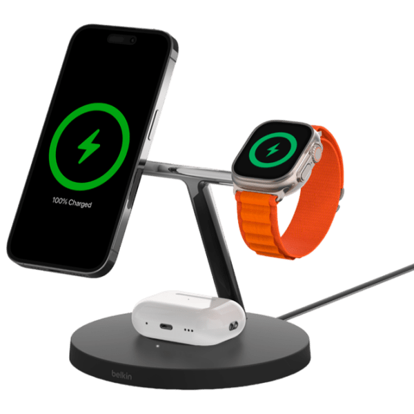 Беспроводная зарядка Belkin BoostCharge Pro (15 Вт) Черный  / Черный photo 2