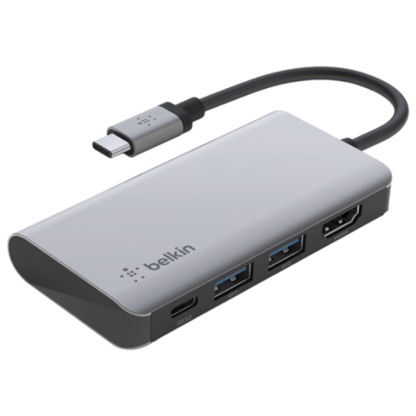 Адаптер Hub Belkin AVC006BTSGY Серебристый USB Type-C photo 2