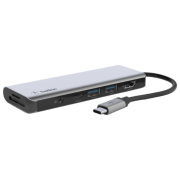 Адаптер Hub Belkin AVC009BTSGY Серебристый USB Type-C