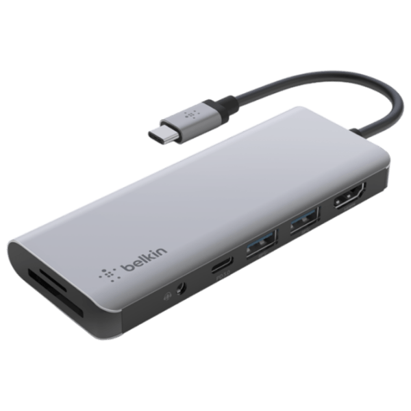 Адаптер Hub Belkin AVC009BTSGY Серебристый USB Type-C photo 2
