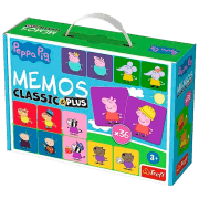 Joc de masă Trefl Memos Classic & Plus Peppa Pig Dezvoltare, 3+