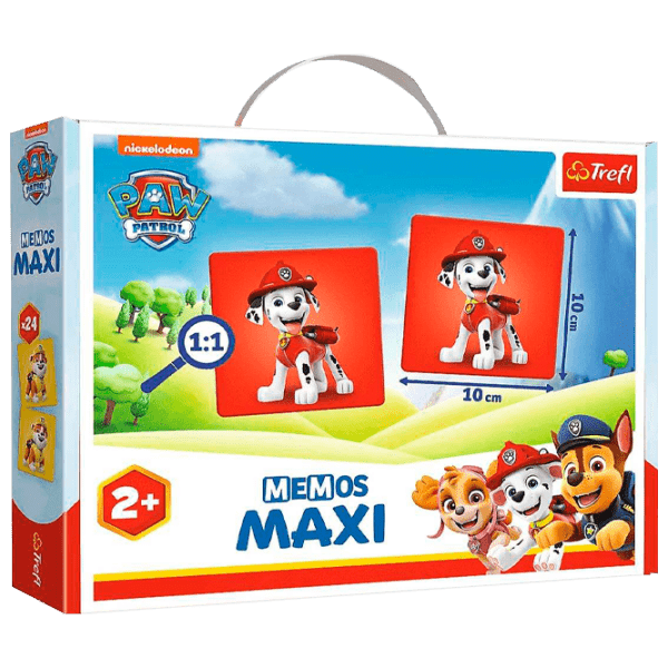 Joc de masă Trefl Memos Maxi Paw Patrol Dezvoltare, 2+ photo 1