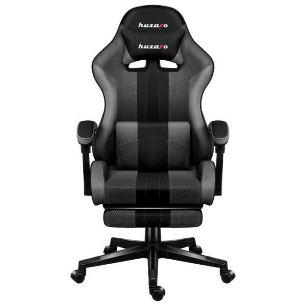 Scaun Gaming Huzaro Force 4.7 Gray Black  photo 2