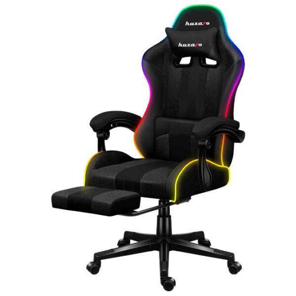 Scaun Gaming Huzaro Force 4.7 Black Orange  photo 4