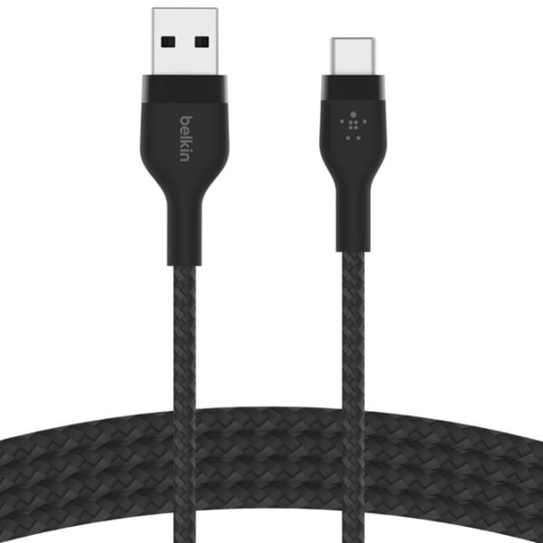 Cablu pentru telefon Belkin BoostCharge Pro Flex USB Type-A/ USB Type-C Black  photo 3