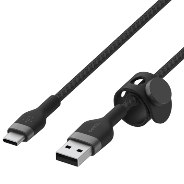 Cablu pentru telefon Belkin BoostCharge Pro Flex USB Type-A/ USB Type-C Black  photo 4