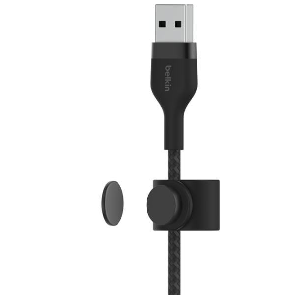 Cablu pentru telefon Belkin BoostCharge Pro Flex USB Type-A/ USB Type-C Black  photo 5