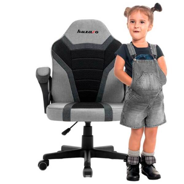 Scaun gaming pentru copii Huzaro Ranger 1.0 Kids 01036550 Gray Black  photo 5