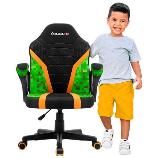 Игровое кресло для детей Huzaro Ranger 1.0 Kids 01036550 Зеленый Черный  photo 5