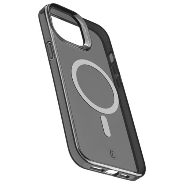 Чехол для смартфона Apple iPhone 15 (Gloss Mag) Прозрачный Black Cellularline, ТПУ, Back photo 1