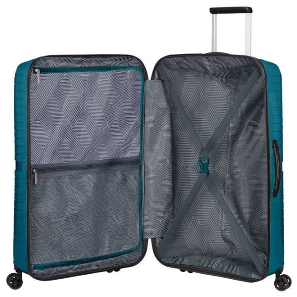 Чемодан American Tourister Airconic Spinner Синий Deep 67л   photo 5