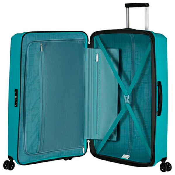 Чемодан American Tourister Aerostep Spinner Аквамариновый Tonic 109л   photo 6