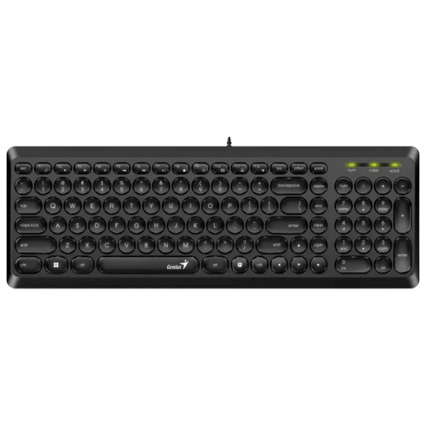 Клавиатура Genius SlimStar Q200 Черный Для дома и офиса, Проводная photo 1