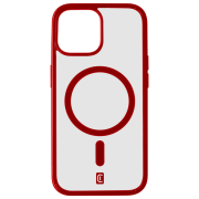 Чехол для смартфона Apple iPhone 15 (Pop Mag) Прозрачный Красный