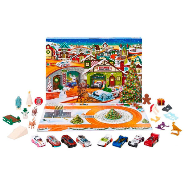 Комплект машин Hot Wheels Advent Calendar HKL74 Разноцветный  photo 1