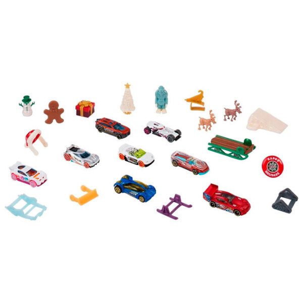 Комплект машин Hot Wheels Advent Calendar HKL74 Разноцветный  photo 2