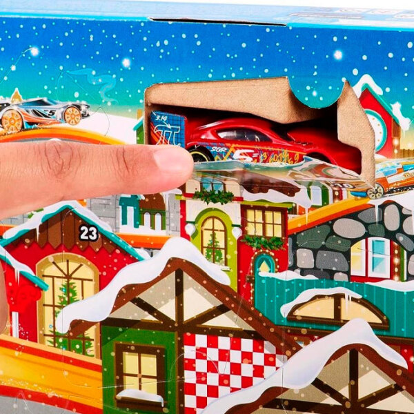 Комплект машин Hot Wheels Advent Calendar HKL74 Разноцветный  photo 4