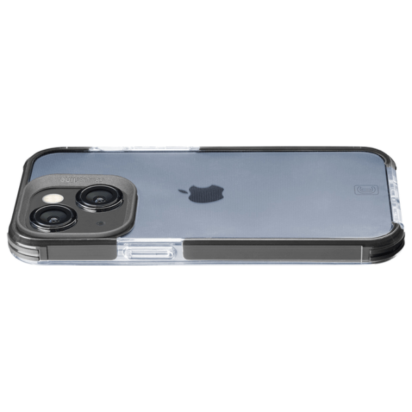 Чехол для смартфона Apple iPhone 15 Plus (Tetra Force Strong Guard) Прозрачный Черный Cellularline, TPU, Back photo 2