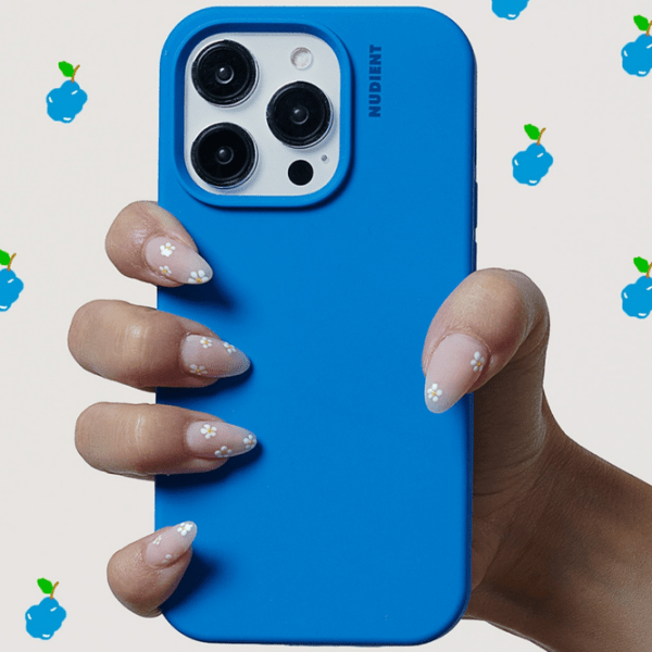 Husă pentru smartphone Apple iPhone 15 (Base) Vibrant Blue Nudient, TPU, Back photo 5