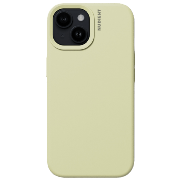 Husă pentru smartphone Apple iPhone 15 (Base) Pale Yellow Nudient, TPU, Back photo 1