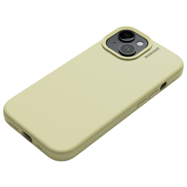 Husă pentru smartphone Apple iPhone 15 (Base) Pale Yellow Nudient, TPU, Back photo 3