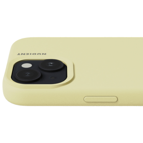 Husă pentru smartphone Apple iPhone 15 (Base) Pale Yellow Nudient, TPU, Back photo 4