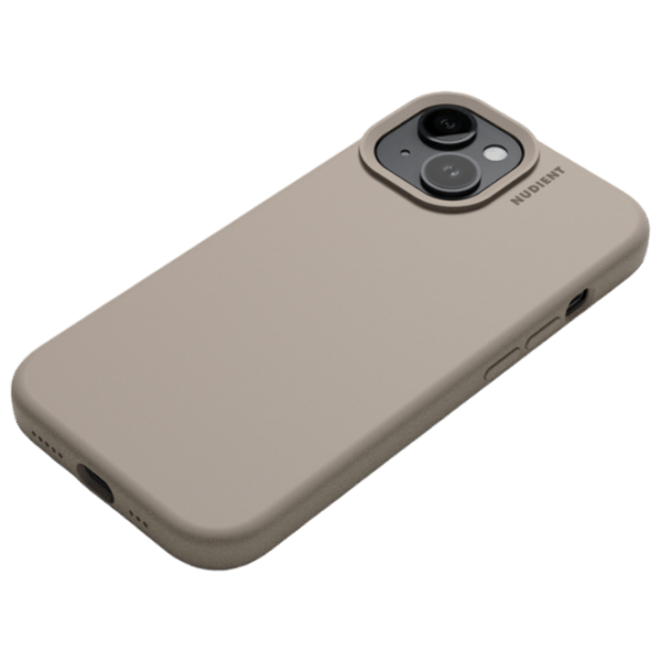 Husă pentru smartphone Apple iPhone 15 (Base) Stone Beige Nudient, TPU, Back photo 3