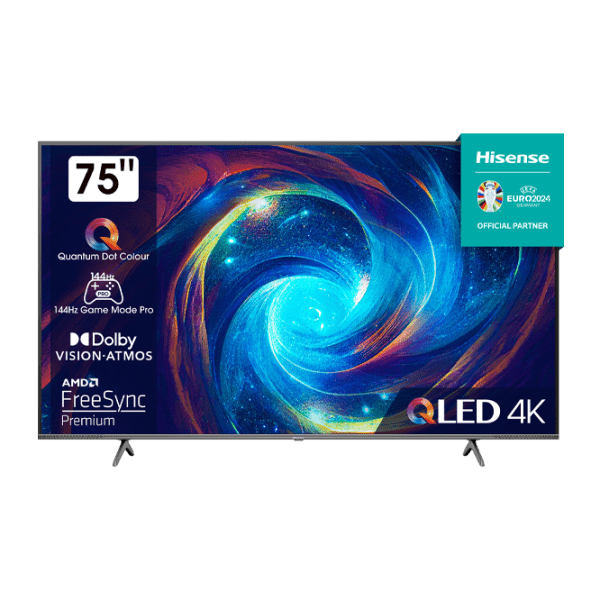 Телевизор Hisense 75E7KQ PRO Smart 4K Черный 75" | IPS | 4K photo 1